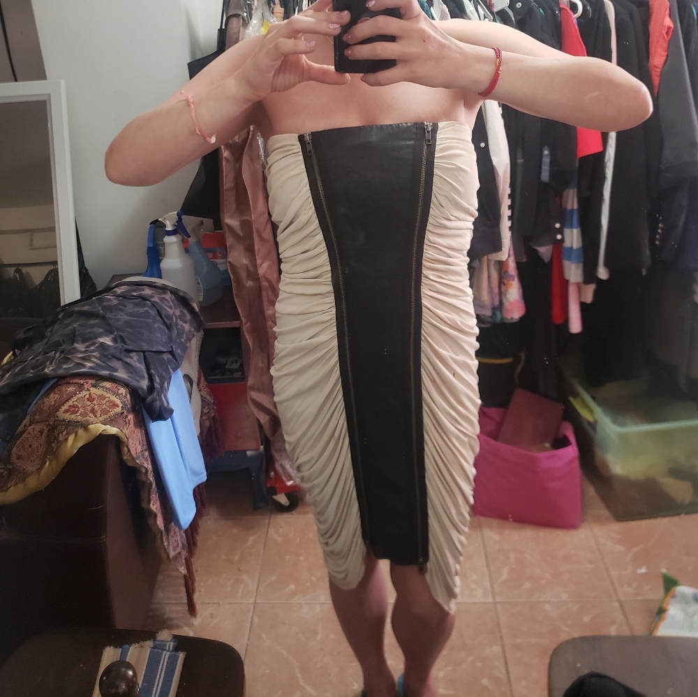 All Saints Spitalfields 2000's dress. US 6 UK 10. Strapless Tube Dress